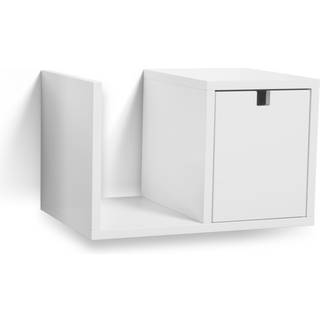 Mavis Falsterbo Bedside Table Wall Mounted White Lacquer - Sengebord Birk Hvid - 13973VÄG