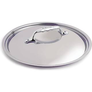de Buyer Edelstahl Deckel 18 cm mit Edelstahlgussgriff - Silber