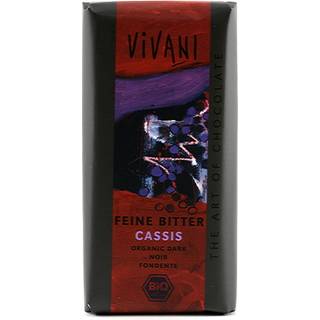 Vivani bitter solbærchokolade Ø 100 gr.