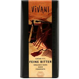 Vivani Mørk Chokolade 71% Kakao - 100 g