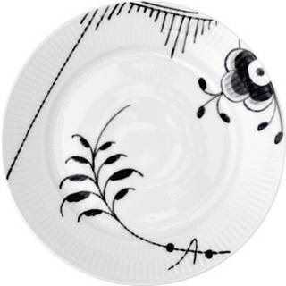 Royal Copenhagen Sort Mega Riflet tallerken - 19 cm - nr 2