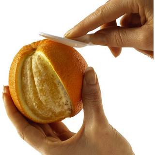 Brix Wingknife appelsinskræller hvid