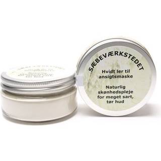 Sæbeværkstedet Ler Til Ansigtsmaske Hvidt - 50 gr