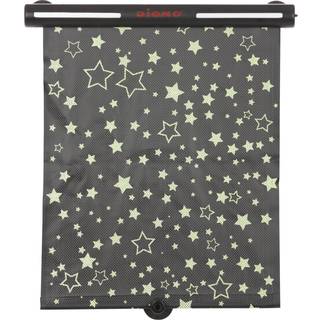 Diono Starry Night Car Window Shade til Baby Retractable Car Sun Shade til blokerende Sun Glare UV -str?ler med gl?d i Darks Stars Black