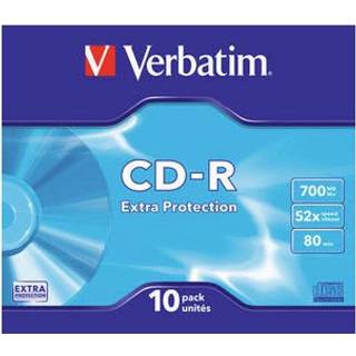 VERBATIM CD-R 80min 700MB DataLife 52xSpeed *10-pack* SlimCase