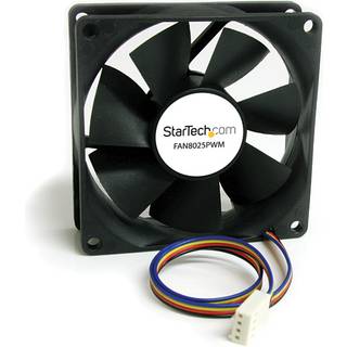 StarTech.com Case Fan 80mm - FAN8025PWM - Kabinet køler - 80mm - Sort