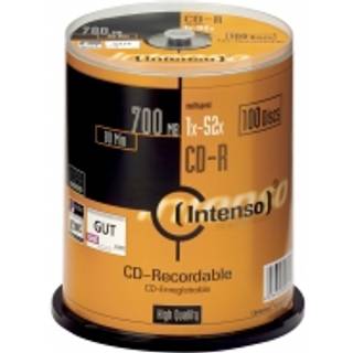 Intenso 1x100 Intenso CD-R 80 / 700MB 52x Speed, Cakebox
