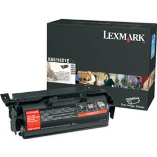 Lexmark Tonerkassette sort 25.000 sider X651H31E