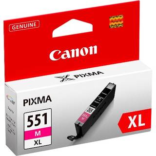 Canon CLI-551MXL Magenta Blækpatron, 313 sider