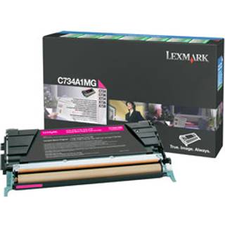 Lexmark Tonerkassette magenta 6.000 sider return C734A1MG