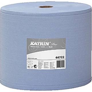 Katrin Industrirulle 2-lag 344 m Blå Plus Ø26,5 cm B26 cm 2 rl (447226)