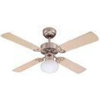 Westinghouse Vegas ventilator m. lys Lys, aluminium b.