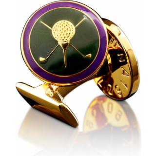 Skultuna Cuff Links Golf Gold/Green