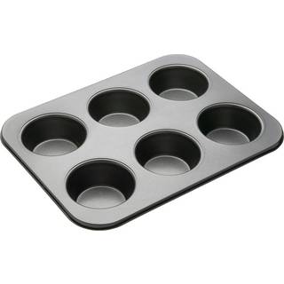 Bakke til 6 muffins, 35 x 26 cm, stål - fra Kitchen Craft