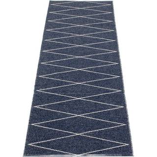 Pappelina, Max tæppe 70x240 cm darkblue / vanilla