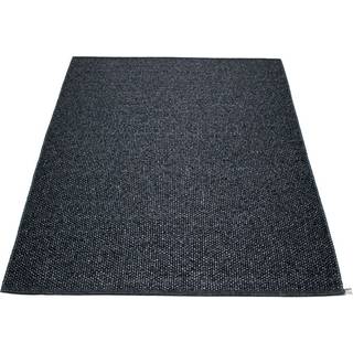 Pappelina Svea Gulvtæppe 180x260 Cm Metallic Black/black - Plasttæpper Polyester Sort - SVX1826