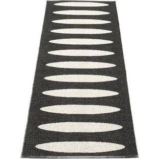 Pappelina, Ella tæppe 70x300 cm black / vanilla