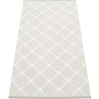 Pappelina Rex Gulvtæppe 70x160 Cm Fossil/white - Mønstrede tæpper Pvc Grå - RE9B716