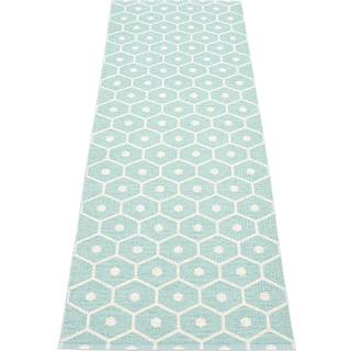 Pappelina, Honey tæppe 70x225 cm pale turquoise / vanilla