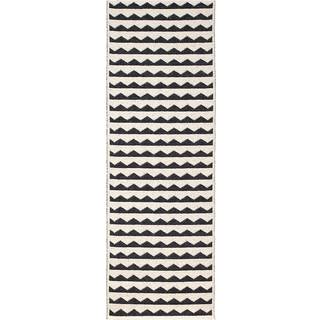 Brita Sweden Gittan tæppe sort 70 x 200 cm