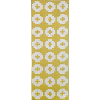 Brita Sweden Flower tæppe sun (gul) 70 x 100 cm
