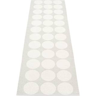 Pappelina, Hugo tæppe 70x320 cm white metallic / fossil grey