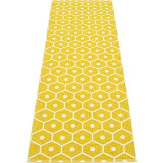 Pappelina, Honey tæppe 70x160 cm mustard / vanilla