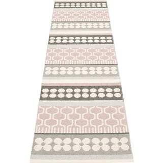 Pappelina Asta Gulvtæppe 70x270 Cm Pale Rose - Mønstrede tæpper Pvc Grå - AS7727