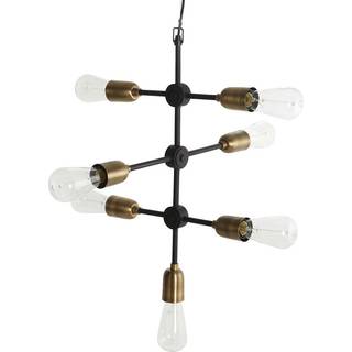 Lampe Molecular, sort/messing