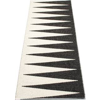 Pappelina, Vivi tæppe 70x250 cm black / vanilla