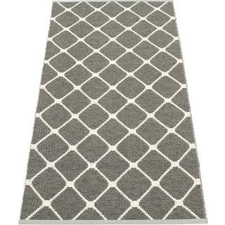 Pappelina Rex Gulvtæppe 70x160 Cm Charcoal/vanilla - Mønstrede tæpper Pvc Grå - RE9A716