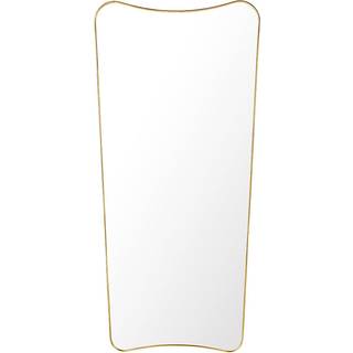 F.a. 33 væg spejl 70x146cm poleret messing