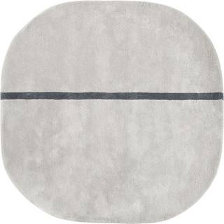 Normann Copenhagen Oona Gulvtæppe 140 x 140 cm Grå