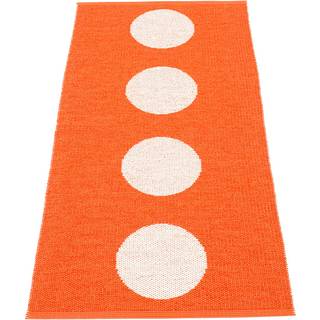 Pappelina Vera Gulvtæppe 70x150 Cm /vanilla - Mønstrede tæpper Pvc Orange - VE4715