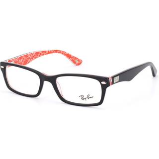 Ray - Ban Unisex RX5206 2479 Optiske stel Acetat Sort Transparent Firkantet Normal