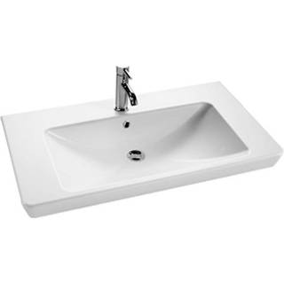 Dansani Vask lotto 85*48 cm porcelæn hvid