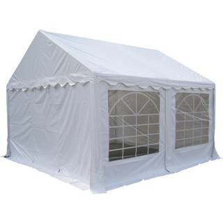 Partytelt 5x4 m, 21 pers., PE, hvid