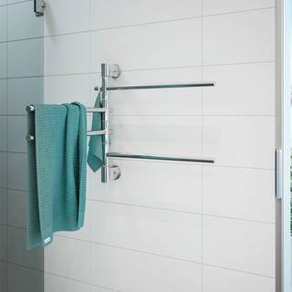 Strømberg Fondo håndklædetørre for el-tilslutning - 540 x 595 mm - 40 W - 4 arme
