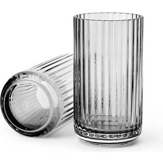 Lyngbyvase H15 klar mundblæst glas