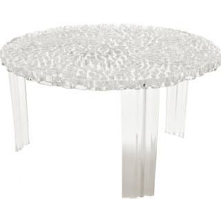 Kartell T-table Sidebord Krystal Small - Sidebord & Aflastningsbord Klar - 8500B4