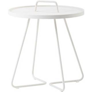 Cane-Line - On-the-move Sidebord - L, White, aluminium - Udendørs små borde og sideborde - Strand+Hvass - Hvid - Metal