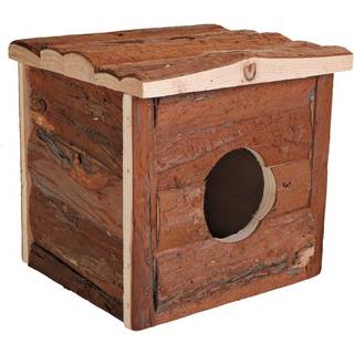 Trixie Natural Bark Wood House Jerrik Small Animals Mice Hamsters 15x14x13cm