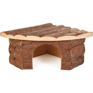 Trixie Jesper corner house large hamsters bark wood 32 × 13 × 21/21 cm