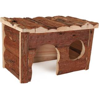 Trixie Natural Bark Wood House Jerrik Small Animals Large Hamsters Degus 28x16x18cm