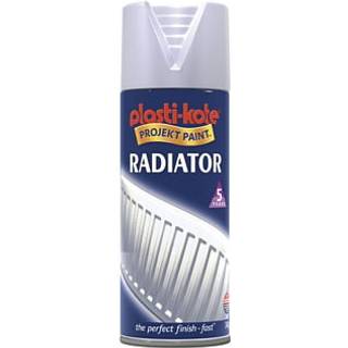 Plasti-kote radiator-maling lys grå 605 spray /emalje