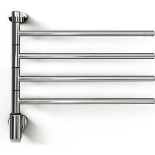 KRISS FLEX I håndklæderadiator, 4 ARMET 508X550 KROM