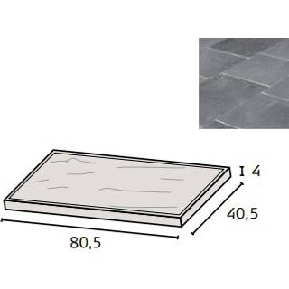 IBF TrendLine 40,5x80,5x4 cm Sort flammet