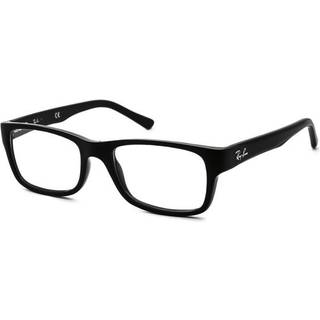 Ray - Ban Unisex RX5268 5119 Optiske stel Acetat Sort Transparent Firkantet Normal