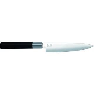 KAI Wasabi black Allzweckmesser 15 cm - Edelstahlklinge - Griff Kunststoff - Schwarz,Silber