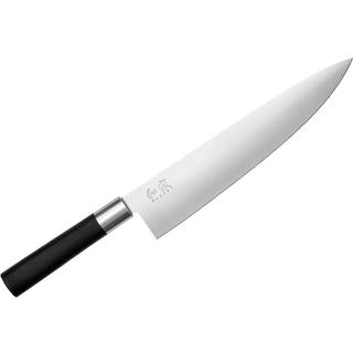 KAI Wasabi Black Kochmesser 23,5 cm - Edelstahlklinge - Griff Kunststoff - Schwarz,Silber